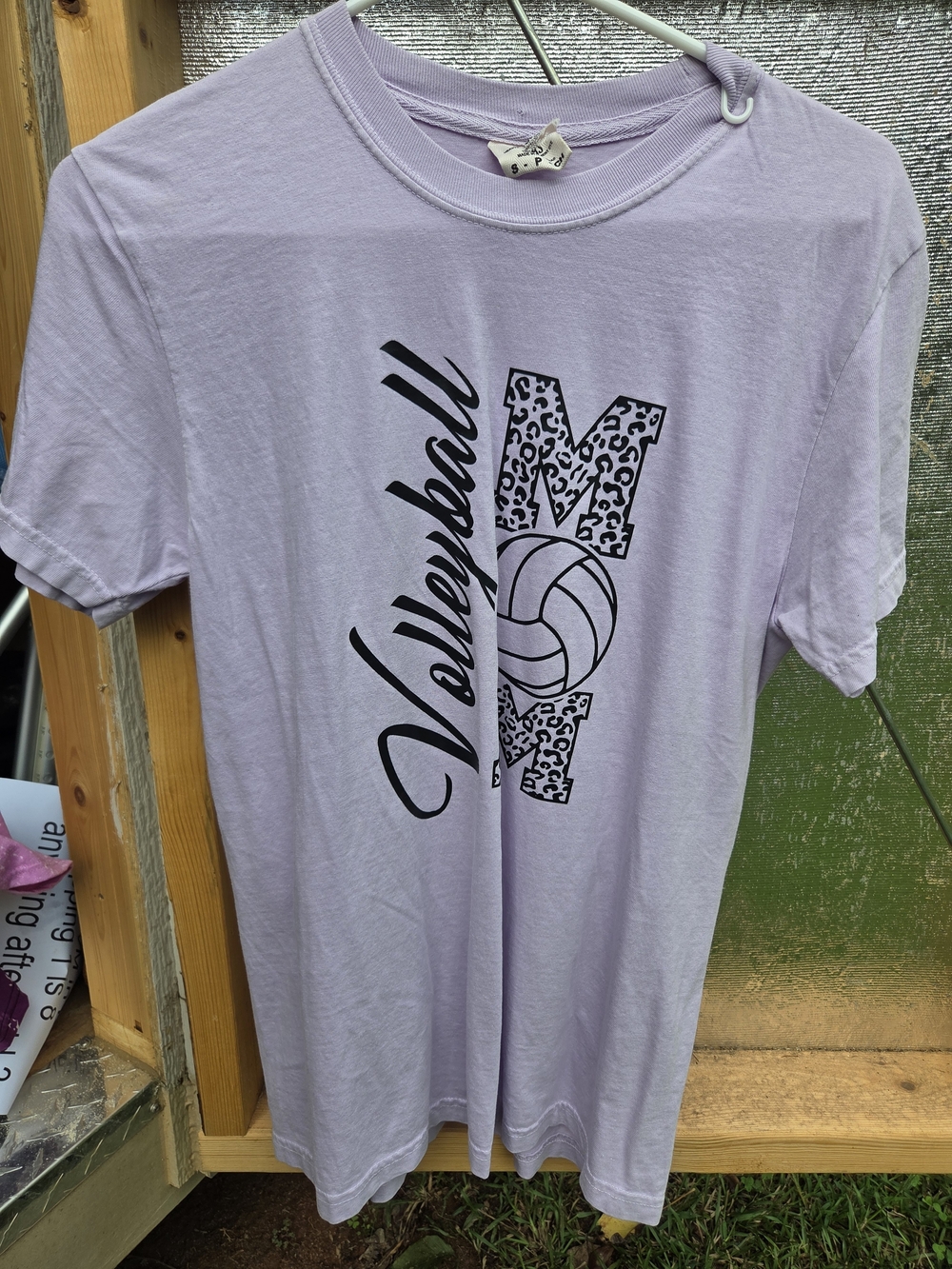 Gildan Lavender Short Sleeve Volleyball Graphic Tee